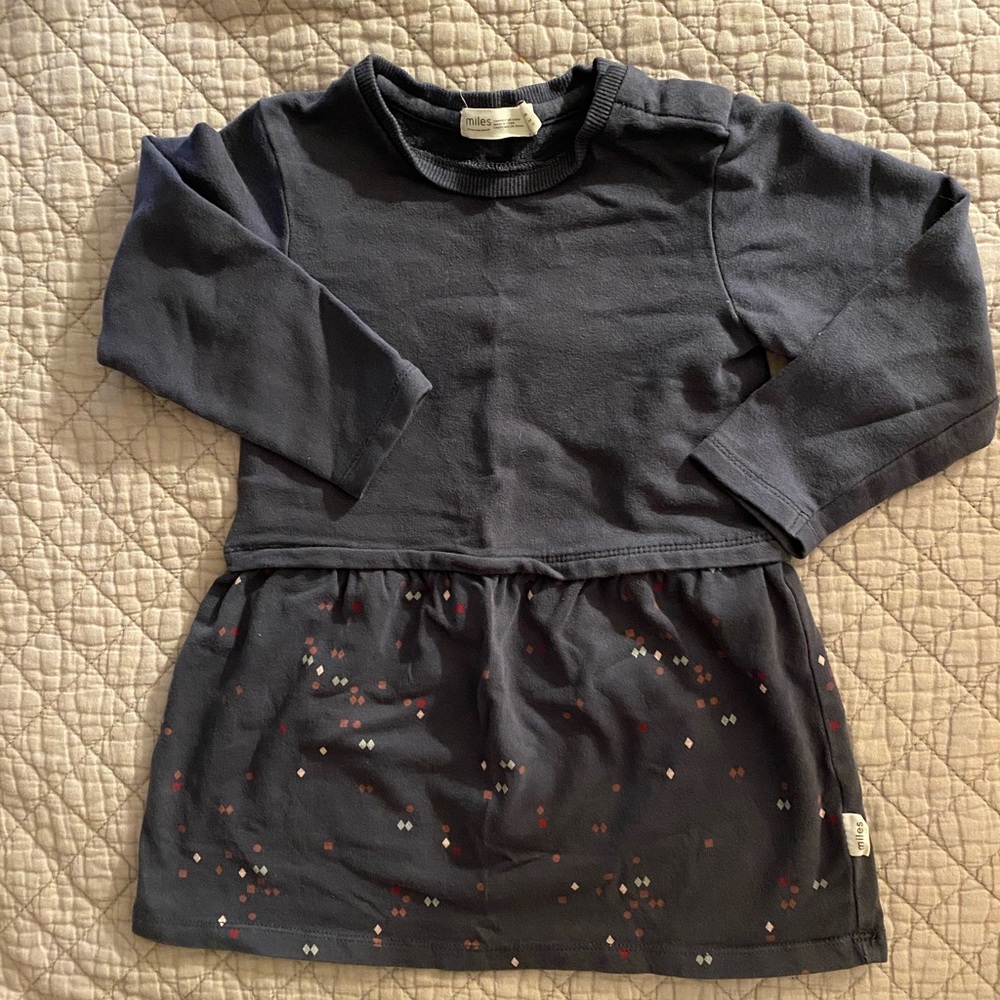 Miles Baby- 24M BabyGirl sweatshirt dress